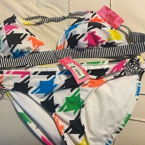 Xhilaration Multicolor Star Print Bikini